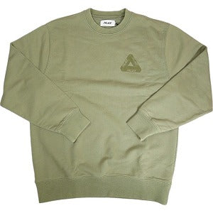 Palace Skateboards パレススケートボード 24SS Spray Tri-Ferg Crew The Deep Green クルーネックスウェット 緑 Size 【L】 【中古品-非常に良い】 20806957