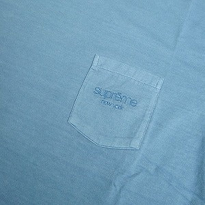 SUPREME シュプリーム 20SS Overdyed Pocket Tee Dark Blue Tシャツ 水色 Size 【L】 【新古品・未使用品】 20806961