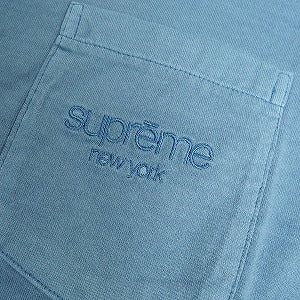 SUPREME シュプリーム 20SS Overdyed Pocket Tee Dark Blue Tシャツ 水色 Size 【L】 【新古品・未使用品】 20806961