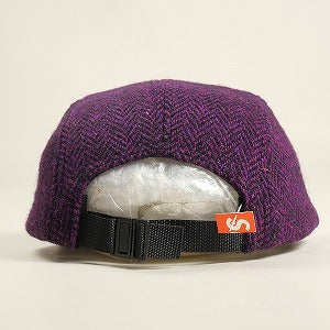 SUPREME シュプリーム ×Harris Tweed 16AW Featherweight Wool Camp Cap ウールキャンプキャップ バーガンディー Size 【フリー】 【新古品・未使用品】 20806974