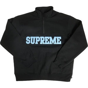 SUPREME シュプリーム 24AW Collegiate Half Zip Pullover Black プルオーバースウェット 黒 Size 【M】 【新古品・未使用品】 20807009