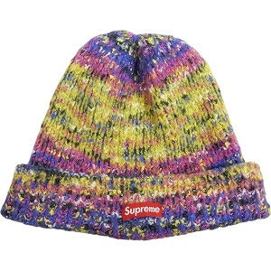 SUPREME シュプリーム 22AW Space Dye Beanie Purple ビーニー 紫 Size 【フリー】 【中古品-良い】 20807033