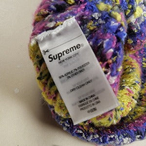 SUPREME シュプリーム 22AW Space Dye Beanie Purple ビーニー 紫 Size 【フリー】 【中古品-良い】 20807033