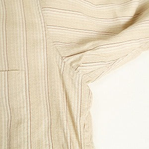 At Last ＆ Co アットラスト/BUTCHER PRODUCTS ブッチャープロダクツ STRIPE DRESS SHIRT 長袖シャツ ベージュ Size 【14.5】 【中古品-良い】 20807060