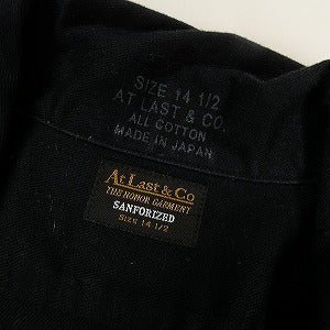 At Last ＆ Co アットラスト/BUTCHER PRODUCTS ブッチャープロダクツ WORK SHIRT BLACK 長袖シャツ 黒 Size 【14.5】 【中古品-良い】 20807061