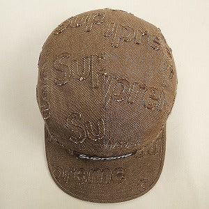 SUPREME シュプリーム 24AW Lasered Denim Camp Cap Brown キャンプキャップ 茶 Size 【フリー】 【新古品・未使用品】 20807067