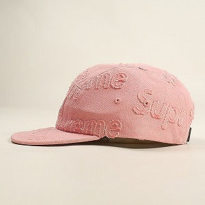 SUPREME シュプリーム 24AW Lasered Denim Camp Cap Pink キャンプキャップ ピンク Size 【フリー】 【新古品・未使用品】 20807069