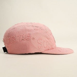 SUPREME シュプリーム 24AW Lasered Denim Camp Cap Pink キャンプキャップ ピンク Size 【フリー】 【新古品・未使用品】 20807069