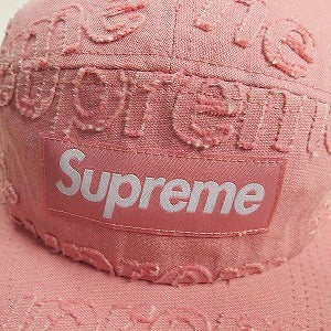 SUPREME シュプリーム 24AW Lasered Denim Camp Cap Pink キャンプキャップ ピンク Size 【フリー】 【新古品・未使用品】 20807069