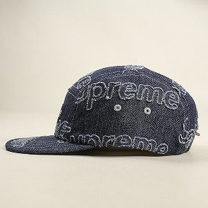 SUPREME シュプリーム 24AW Lasered Denim Camp Cap Navy キャンプキャップ 紺 Size 【フリー】 【新古品・未使用品】 20807070