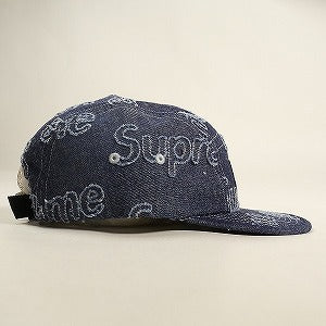 SUPREME シュプリーム 24AW Lasered Denim Camp Cap Navy キャンプキャップ 紺 Size 【フリー】 【新古品・未使用品】 20807070