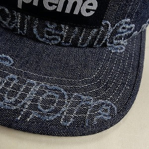 SUPREME シュプリーム 24AW Lasered Denim Camp Cap Navy キャンプキャップ 紺 Size 【フリー】 【新古品・未使用品】 20807070