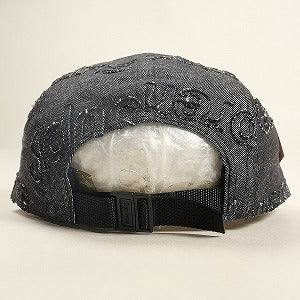 SUPREME シュプリーム 24AW Lasered Denim Camp Cap Black キャンプキャップ 黒 Size 【フリー】 【新古品・未使用品】 20807071