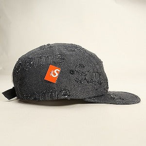 SUPREME シュプリーム 24AW Lasered Denim Camp Cap Black キャンプキャップ 黒 Size 【フリー】 【新古品・未使用品】 20807071