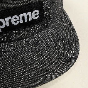 SUPREME シュプリーム 24AW Lasered Denim Camp Cap Black キャンプキャップ 黒 Size 【フリー】 【新古品・未使用品】 20807071