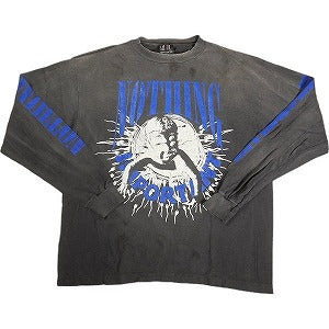 SAINT MICHAEL セント マイケル ×Kosuke Kawamura 24AW KK_LS TEE/NOTHING IMP/ BLACK ロンT 黒 Size 【XL】 【新古品・未使用品】 20807079