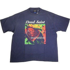 SAINT MICHAEL セント マイケル 24AW SS TEE/DEAD SAINT/NAVY Tシャツ 紺 Size 【XL】 【新古品・未使用品】 20807083