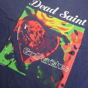 SAINT MICHAEL セント マイケル 24AW SS TEE/DEAD SAINT/NAVY Tシャツ 紺 Size 【XL】 【新古品・未使用品】 20807083