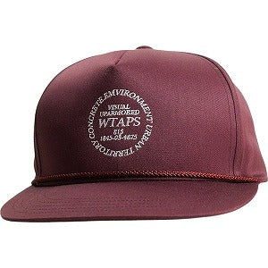 WTAPS ダブルタップス 23AW MILITIA CAP CTPL.TWILL.INGREDIENTS RED キャップ 赤 Size 【フリー】 【中古品-良い】 20807099