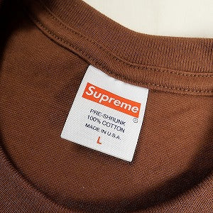 SUPREME シュプリーム 23AW Banner Tee Brown Tシャツ 茶 Size 【L】 【中古品-良い】 20807121