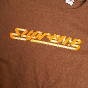 SUPREME シュプリーム 23AW Banner Tee Brown Tシャツ 茶 Size 【L】 【中古品-良い】 20807121