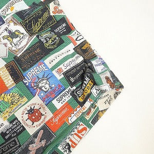 SUPREME シュプリーム 21SS Labels pique Shorts Green ショーツ 緑 Size 【L】 【中古品-良い】 20807122