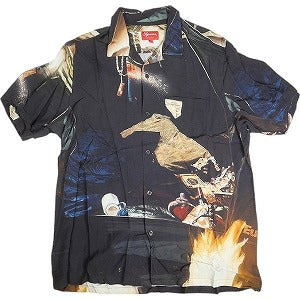 SUPREME シュプリーム 21SS Dan Colen Rayon Shirt Firecracker レーヨンシャツ 黒 Size 【L】 【新古品・未使用品】 20807142