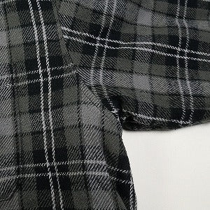 SUPREME シュプリーム 23AW Tartan Flannel Hooded shirt Black フード付き長袖シャツ 黒 Size 【L】 【新古品・未使用品】 20807143