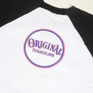 TENDERLOIN テンダーロイン T-RAGLAN 3/4 MH ラグランロンT 白黒 Size 【XL】 【中古品-良い】 20807178