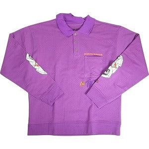 CHROME HEARTS クロム・ハーツ MATTY BOY PPO I WANT MORE NOT LESS LS POLO PURPLE 長袖ポロシャツ 紫 Size 【L】 【新古品・未使用品】 20807203