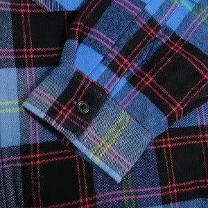 SUPREME シュプリーム 24AW Quilted Plaid Shirt Blue 長袖シャツ 青 Size 【L】 【新古品・未使用品】 20807240