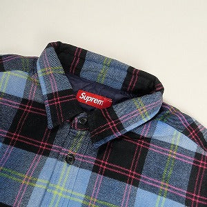 SUPREME シュプリーム 24AW Quilted Plaid Shirt Blue 長袖シャツ 青 Size 【L】 【新古品・未使用品】 20807240