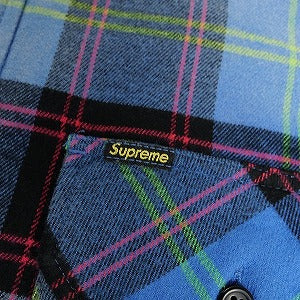 SUPREME シュプリーム 24AW Quilted Plaid Shirt Blue 長袖シャツ 青 Size 【L】 【新古品・未使用品】 20807240