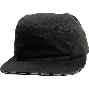 SUPREME シュプリーム 15AW Visor Logo Tape Camp Cap Black キャンプキャップ 黒 Size 【フリー】 【中古品-良い】 20807266