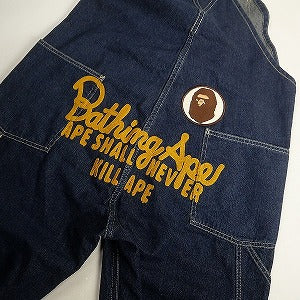 A BATHING APE ア ベイシング エイプ DENIM OVERALL デニムオーバーオール インディゴ Size 【L】 【中古品-良い】 20807267