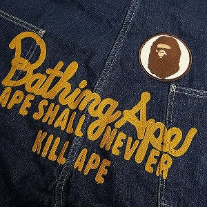 A BATHING APE ア ベイシング エイプ DENIM OVERALL デニムオーバーオール インディゴ Size 【L】 【中古品-良い】 20807267