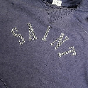 SAINT MICHAEL セント マイケル ×BerBerJin 23AW BJ_CRW SWT/M13/NAVY スウェットパーカー 紺 Size 【L】 【中古品-非常に良い】 20807273