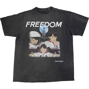 SAINT MICHAEL セント マイケル 24SS FD_SS TEE/FREEDOM/BLACK Tシャツ 黒 Size 【L】 【新古品・未使用品】 20807274