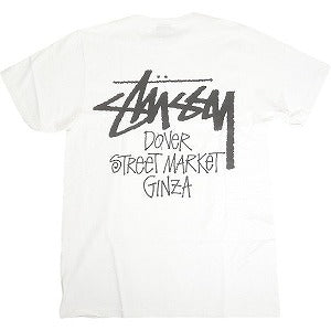 STUSSY ステューシー ×DOVER STREET MARKET 24AW STOCK DSM GINZA WHITE TEE Tシャツ 白 Size 【S】 【新古品・未使用品】 20807277