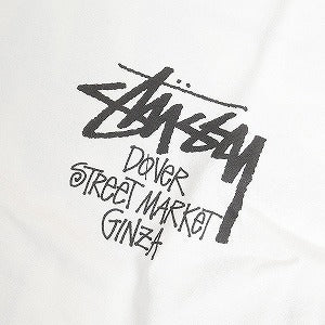 STUSSY ステューシー ×DOVER STREET MARKET 24AW STOCK DSM GINZA WHITE TEE Tシャツ 白 Size 【XL】 【新古品・未使用品】 20807280