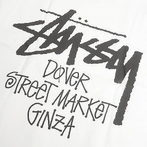 STUSSY ステューシー ×DOVER STREET MARKET 24AW STOCK DSM GINZA WHITE TEE Tシャツ 白 Size 【XL】 【新古品・未使用品】 20807280