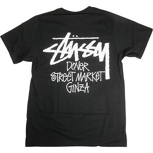 STUSSY ステューシー ×DOVER STREET MARKET 24AW STOCK DSM GINZA BLACK TEE Tシャツ 黒 Size 【S】 【新古品・未使用品】 20807285