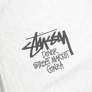 STUSSY ステューシー ×DOVER STREET MARKET 24AW STOCK DSM GINZA ZIP HOODIE ASH GRAY ジップパーカー 灰 Size 【M】 【新古品・未使用品】 20807293