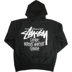 STUSSY ステューシー ×DOVER STREET MARKET 24AW STOCK DSM GINZA PULLOVER HOODIE BLACK パーカー 黒 Size 【S】 【新古品・未使用品】 20807296