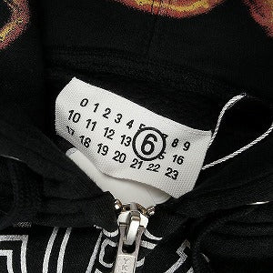 SUPREME シュプリーム ×MM6 Maison Margiela 24SS Zip Up Hooded Sweatshirt Black ジップパーカー 黒 Size 【S】 【新古品・未使用品】 20807362