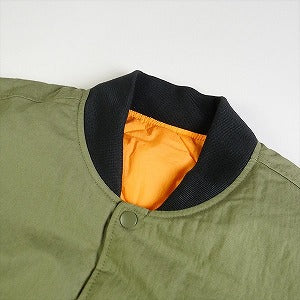 STUSSY ステューシー ×NIKE 23AW REVERSIBLE VARSITY JACKET MEDIUM OLIVE ジャケット オリーブ Size 【L】 【新古品・未使用品】 20807389