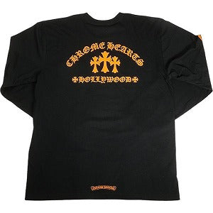 CHROME HEARTS クロム・ハーツ Orange Cemetery Cross L/S Tee Black ロンT 黒 Size 【XL】 【中古品-非常に良い】 20807452