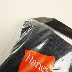 SUPREME シュプリーム ×Hanes 24AW Bones Thermal Crew Black サーマルロンT 黒 Size 【XL】 【新古品・未使用品】 20807472