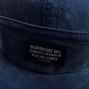 SUPREME シュプリーム 24AW Corduroy Pocket Camp Cap Blue キャンプキャップ 青 Size 【フリー】 【新古品・未使用品】 20807482