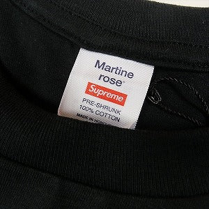 SUPREME シュプリーム ×Martine Rose 24AW Tee Black Tシャツ 黒 Size 【M】 【新古品・未使用品】 20807486